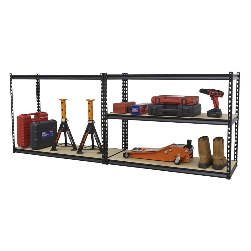 Shavonne Metal Shelving Unit, 183cm H x 122cm W x 46cm D