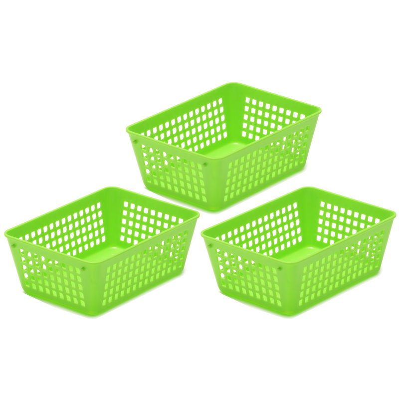 Ensemble de rangement en plastique pour tiroir de bureau, Vert, 3, H 2,25 po x l 6 po x P 4,5 po