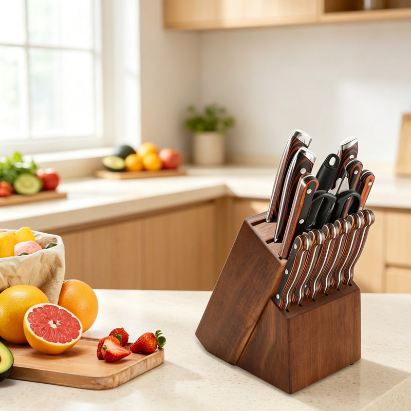 Fcbnposi 14 Slot Magnetic Knife Block