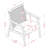 Hanah 25" Wide Arm Chair-70778565
