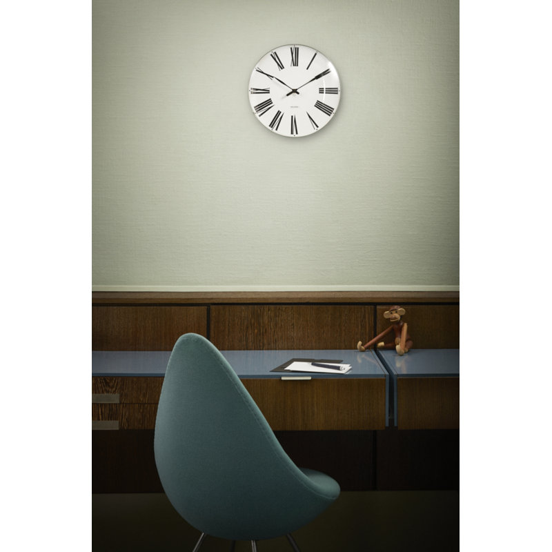 Roman Metal Skeleton Wall Clock, Small