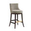 Tabouret de bar en chenille taupe Lucia-113050971-128620582-113050972