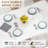 Modern Faux Marble Dining Table Set for 4-672198752-672735975