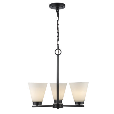 3 - Light Dimmable Empire Chandelier