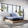 Ensemble de matelas en mousse de latex et de sommier ajustable 12 po The Twillery Co.® Marcela