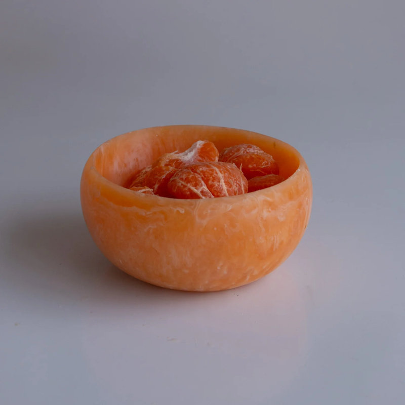Resin Rice Bowl, Tangerine