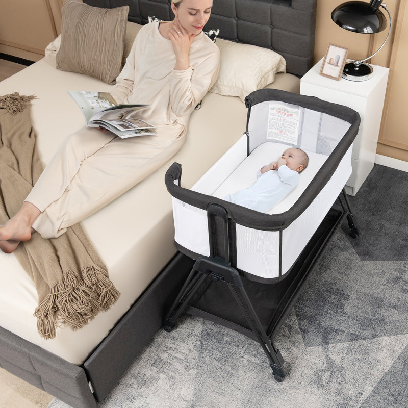 Sioar Bedside Cot with Mattress
