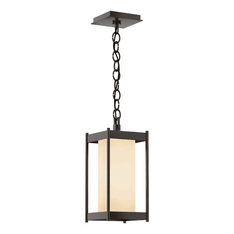 Luminaire d'extérieur Cela Cela, Verre opale, H 60 po x l 6,2 po x P 6,2 po, Bronze côtier