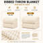 Luxury Soft Warm Ribbed Throw Faux Fur Blanket Sofa Bed Chair Fleece Small Large Machine Woven Throw Blanket-1015174119-1015174126