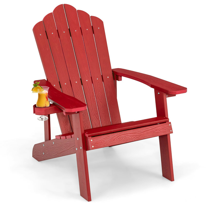 Chaise Adirondack Falmer, Rouge