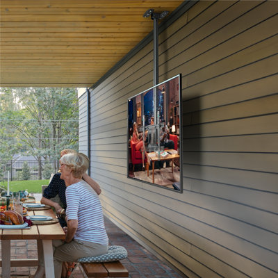 Ceiling TV Mount for 32" - 80" TV Screen, Ceiling Mounted TV Bracket up to 150 lbs, Height Adjustable TV Mount