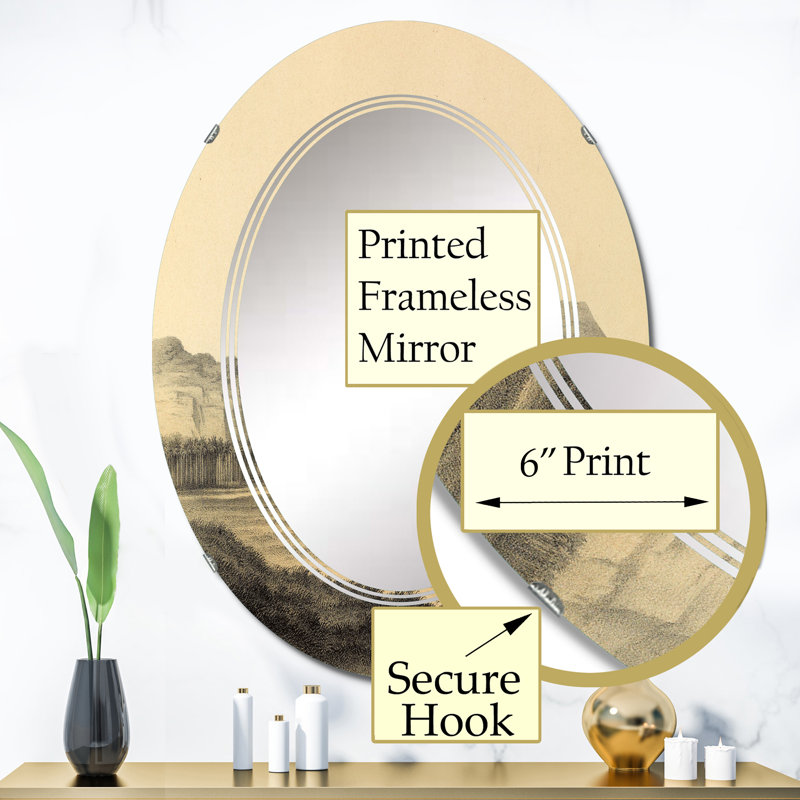 Miroir de salle de bain sans cadre, 36 po x 24 po