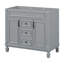 Meuble-lavabo 36 po, rangement moderne avec portes et tiroirs à fermeture en douceur-118435481