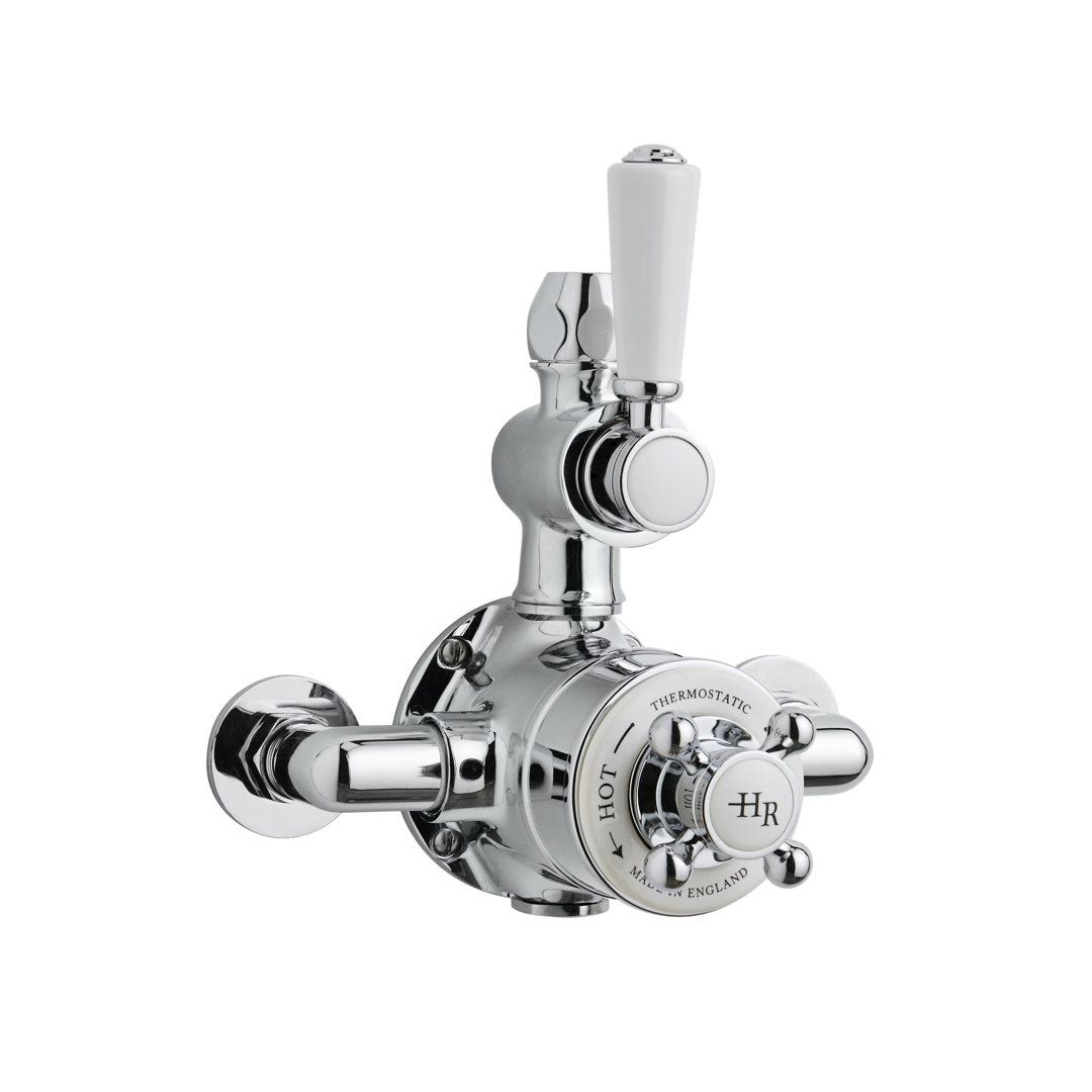 Topaz Double Exposed Thermostatic Shower Valve