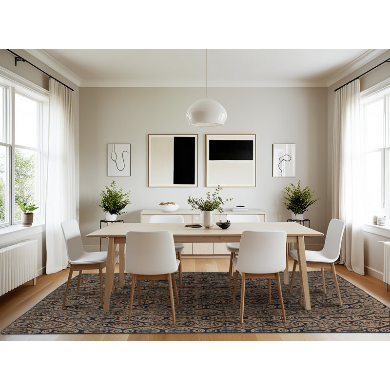Geometric Indoor Rug, Rectangle 7' x 10'