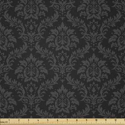 Daiji Flourishing Traditional Damask Style with Floral Details Fabric