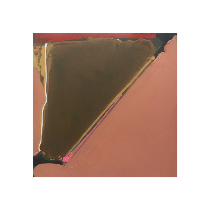 Art triangulaire abstrait | Acrylique sur toile | Par Manjunath Honnapura
