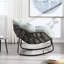 Chaise berçante d'extérieur inclinable avec rembourrage - pour le patio