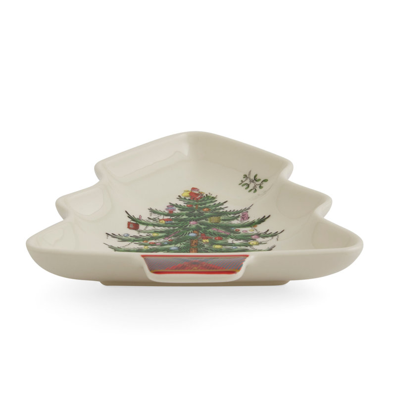 Repose-cuillère tartan 7 po Spode