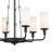 Vetivene 6 - Light Steel Dimmable Chandelier-70048081
