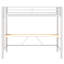 Base de lit mezzanine en métal avec lumière DEL, station de charge USB et bureau Gaming-112683469-112683467