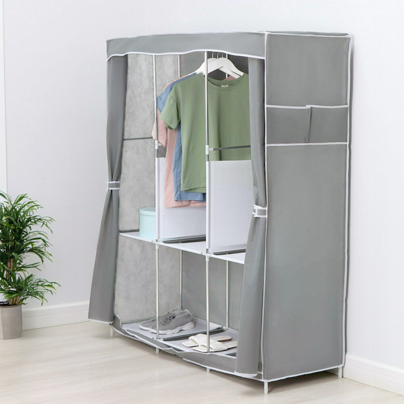 Eissa 130cm Portable Wardrobe