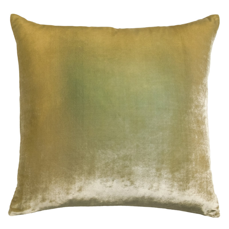 Square Pillow Cover & Insert, Gold/Beige, Square 22"