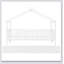 Wooden House Bed With Trundle-651404791