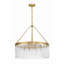Lustre forgé 8 lumières noires-70760601