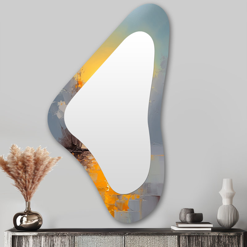 Miroir mural décoratif asymétrique