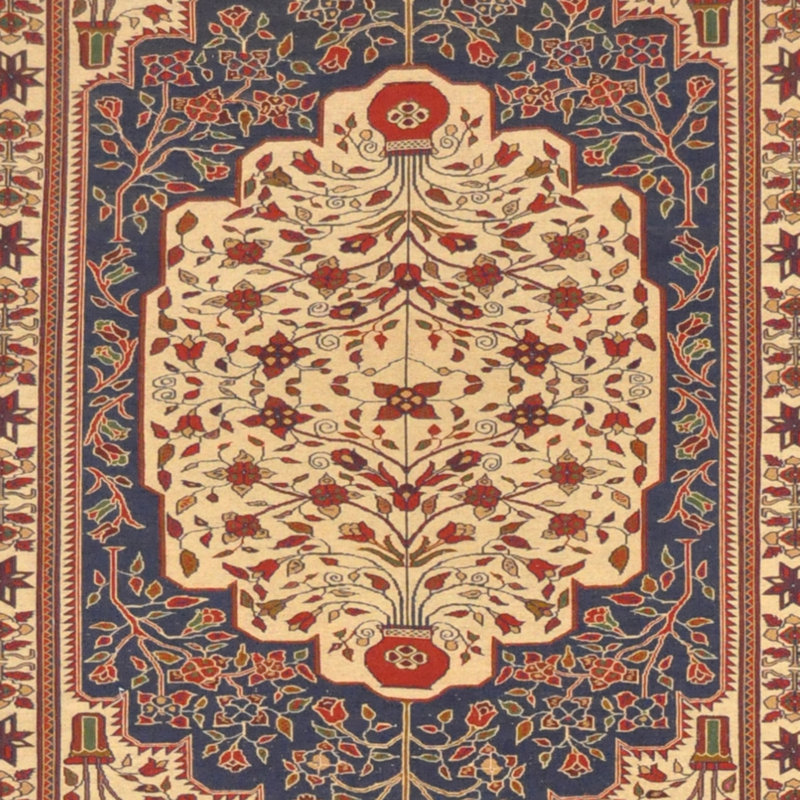 Kilim de laine Soumak tissé à la main