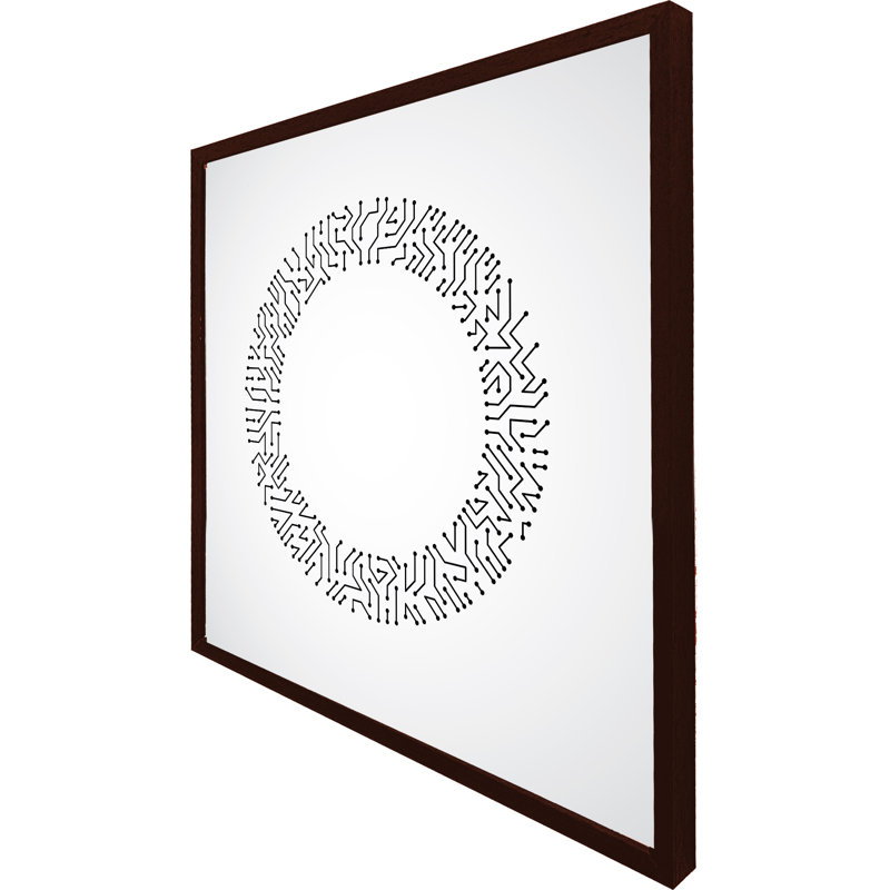 Single Picture Frame Print, 31cm H x 31cm W, Brown
