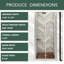 Porte de douche pliante semi-sans cadre 30 "x 72"-94573370