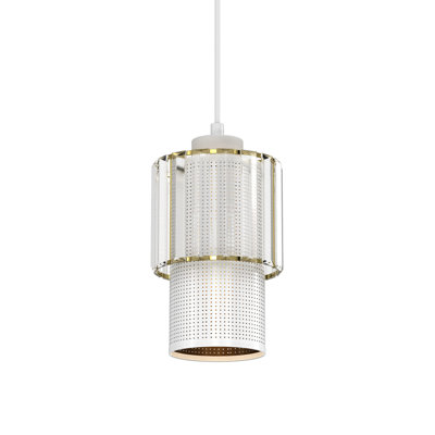 Blanco 1 - Light White Cylinder Pendant