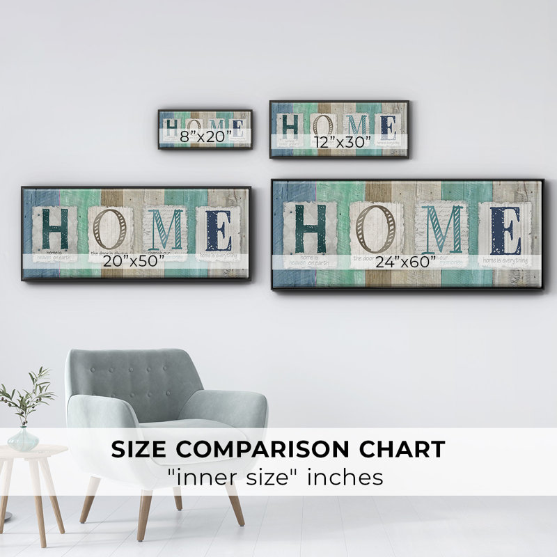 Home- Framed Canvas
