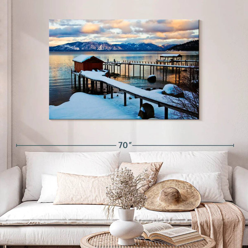 Jetées Alvord Lake Tahoe, H 32 po x l 48 po