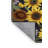 Machine Washable Botanical Brown Area Rug