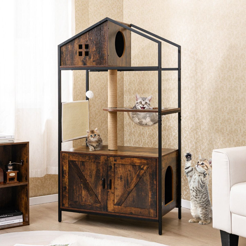 Enclosed Litter Box Enclosure