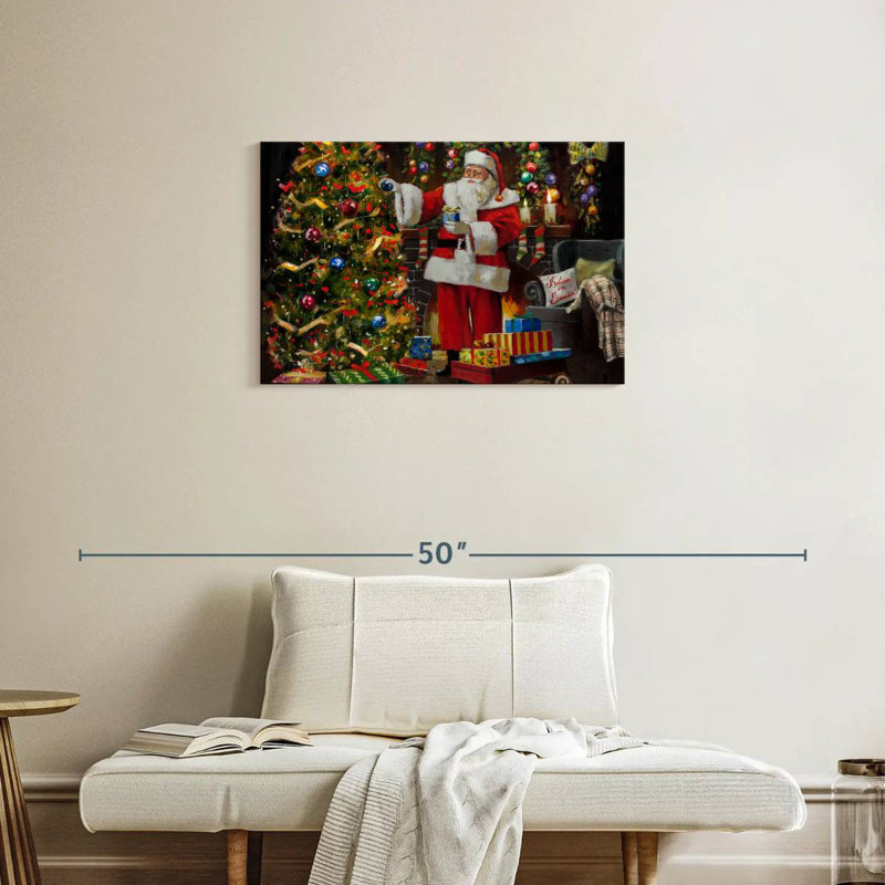 Lettre de Lelend au Père Noël I, H 20 po x l 30 po