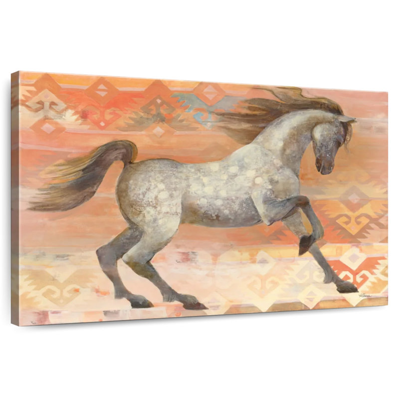 Brampt Grand Entrance Southwest Boho Blush, H 34 po x l 51 po