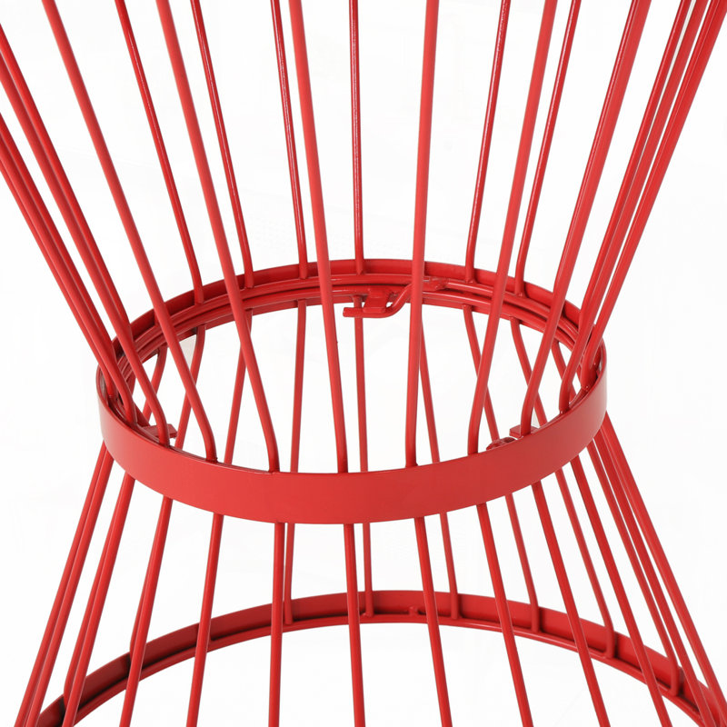 LASSEN 16" SIDE TABLE, Red