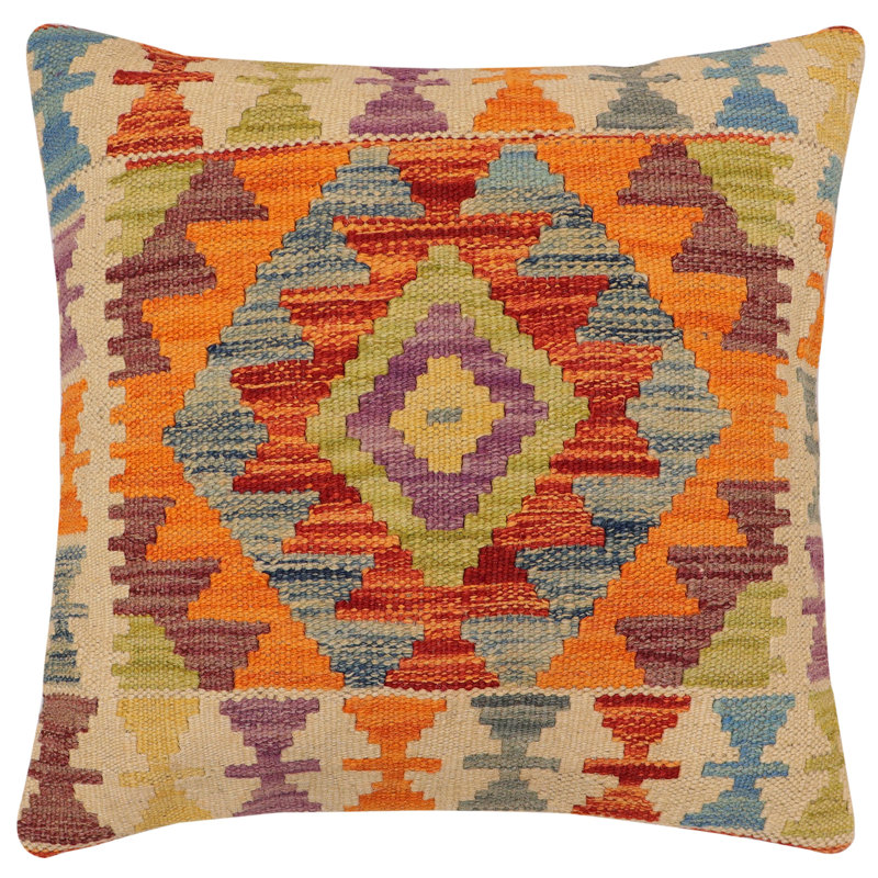 Housse et insert de coussin carré 100% laine