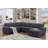 Aine 118" Wide Fabric Sectional Sleeper Sofa (Pull-Out Bed) With Storage Chaise-1239264955