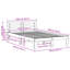 Bed Frame with Headboard Solid Pine Wood-2092905506-2092905531