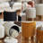 OTTOMAN WITH STORAGE SET OF 2 WHITE
