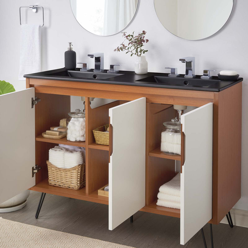 Meuble-lavabo double 48 po Modway Energize