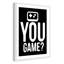 «You Game inversée», art encadré-48187846-48187834