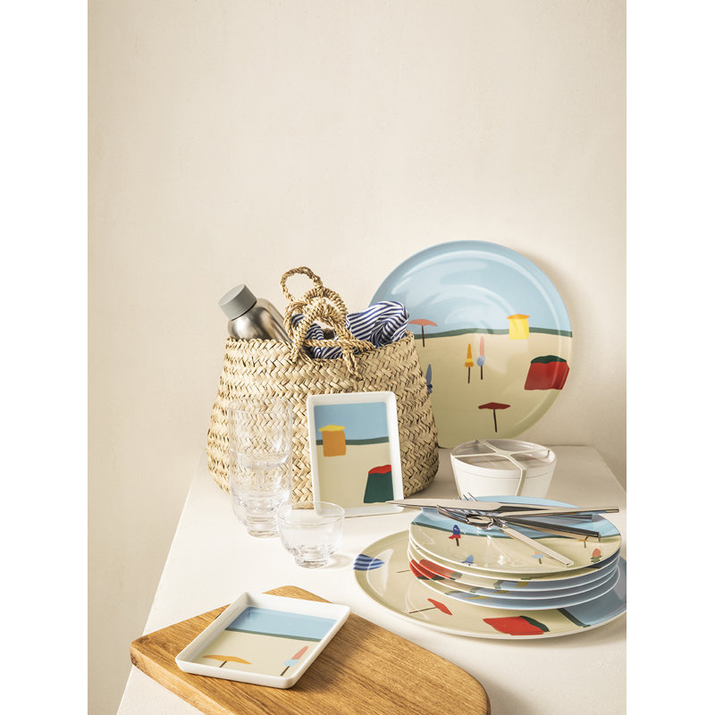 Destination Mer Porcelain Dinner Plate