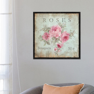 Rose Bouquets (50 Cents) by Debi Coules - Print on Canvas