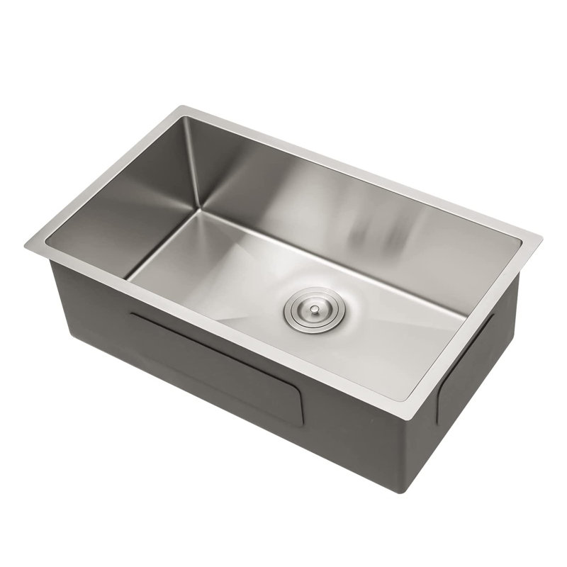 32'' L Undermount Single Bowl Stainless Steel Kitchen Sink